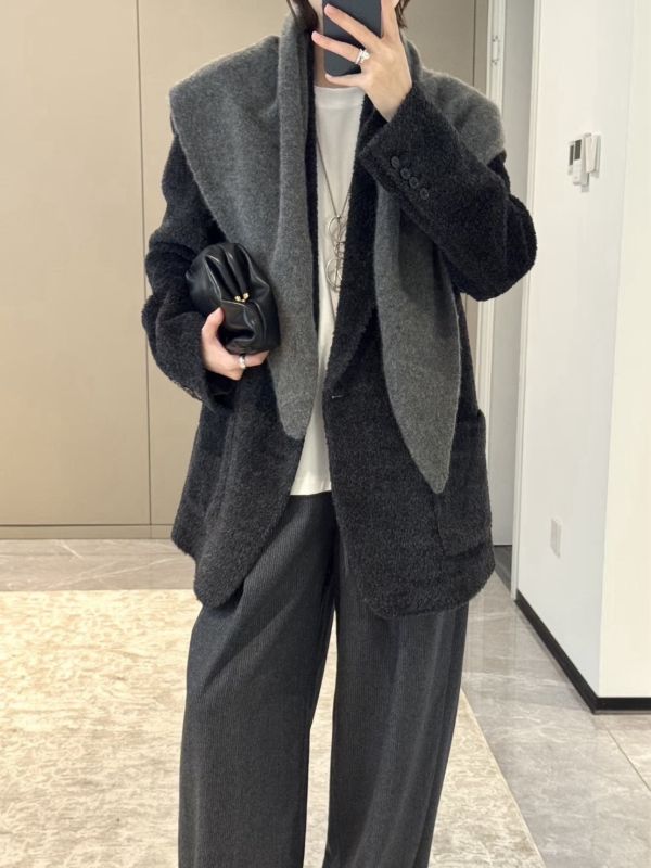 日本 CHILLVIBE 混羊毛三角巾 