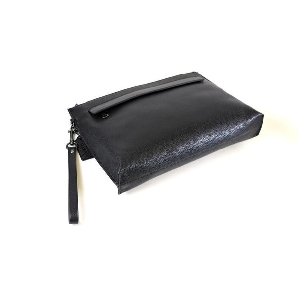 Coach 簡約皮革手拿包 