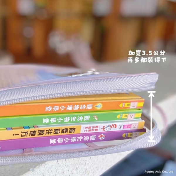 手提式 A4 網紗收納文件袋四入組 