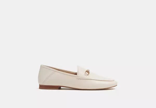 Coach 白色樂福鞋 