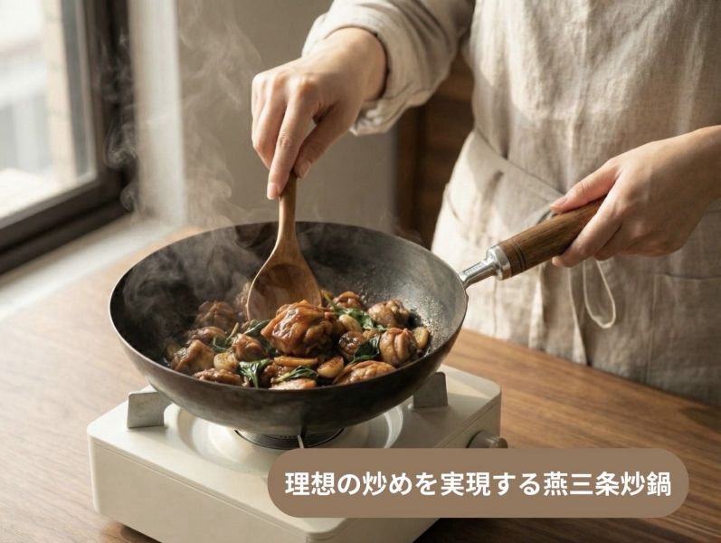 日本 燕三條平底鐵鍋 