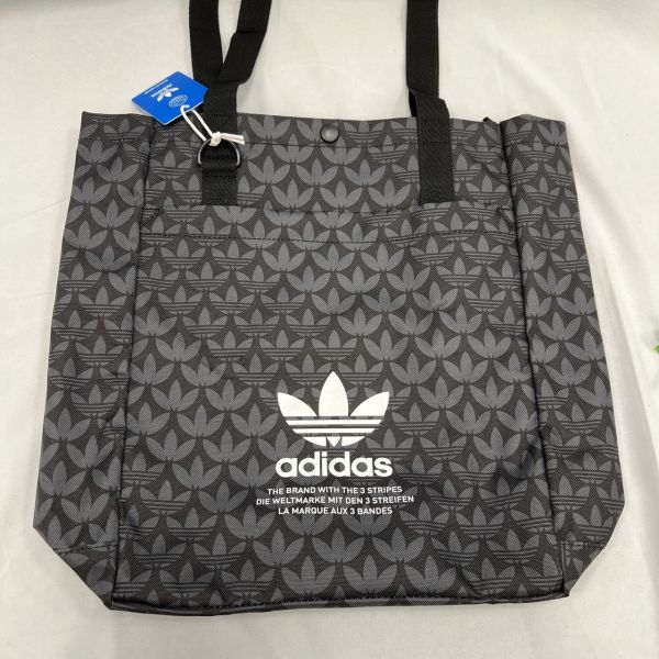 Adidas 黑防潑水托特包 