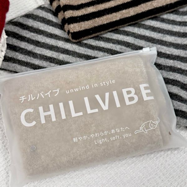 日本 CHILLVIBE 混羊毛三角巾 
