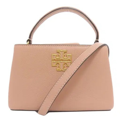 Tory Burch Britten 復古黛妃手提包 (稀缺粉) 