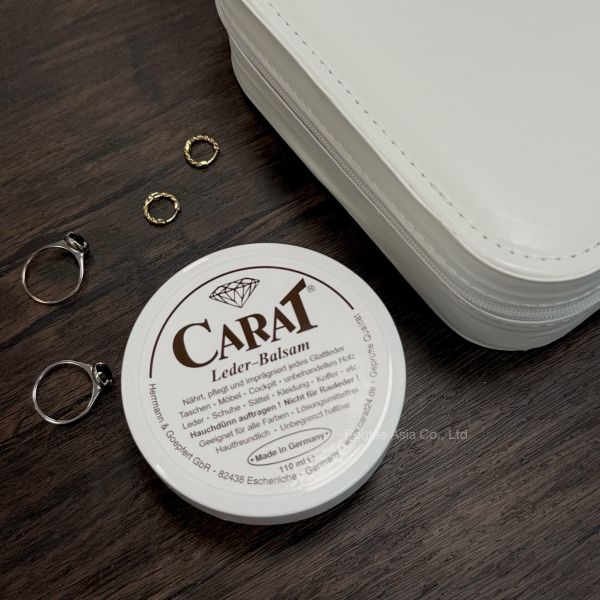 德國 CARAT LOGO Renapur 固體天然皮革保養油 