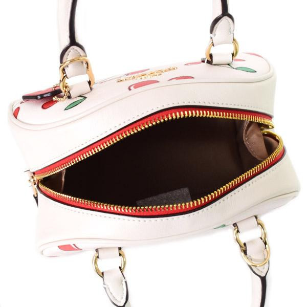 Coach 心形櫻桃印花手提包 