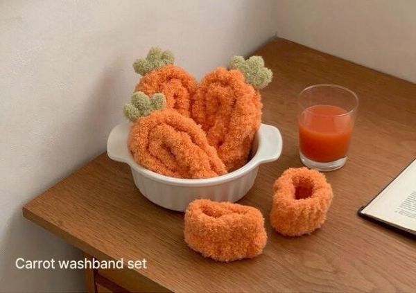 韓國 JUUNEEDU 蔬果系列 洗臉髮帶 