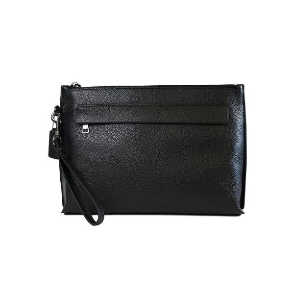 Coach 簡約皮革手拿包 