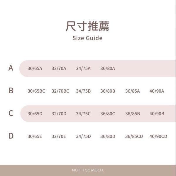NOT TOO MUCH 深V集中NuBra／替換膠 