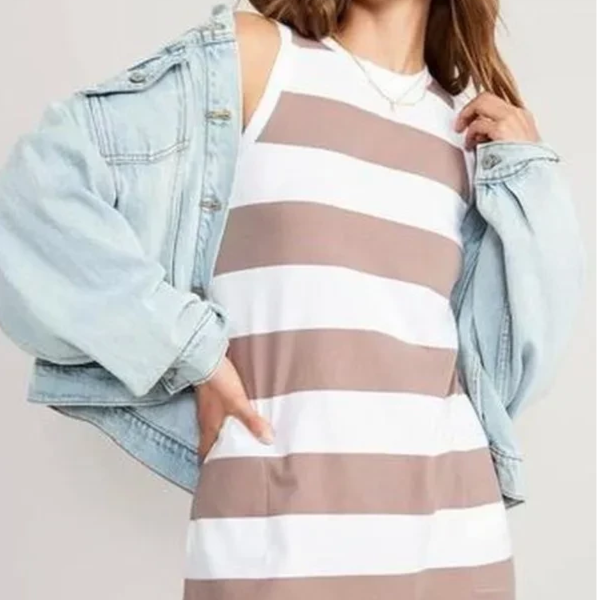 Old Navy A字修身洋裝 
