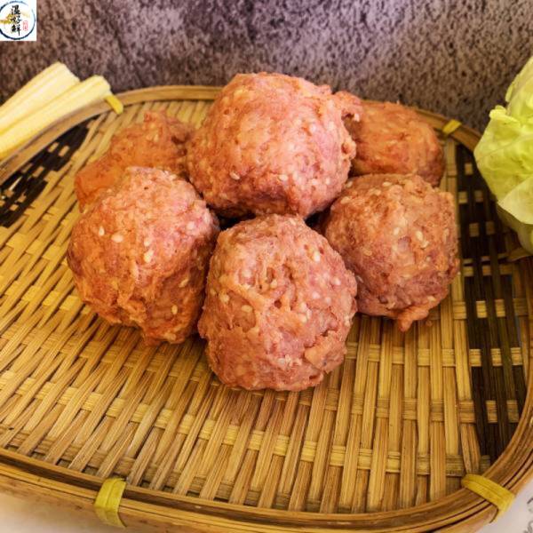 手工紅燒獅子頭-8粒 圓滿,紅燒,絞肉,拍打,年節,獅子