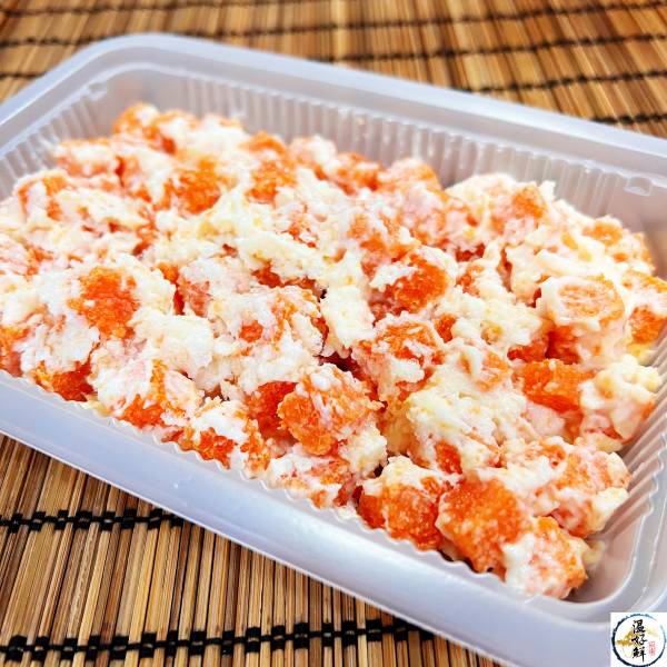 北歐沙拉(明太子風味) 北歐沙拉,日本製,新鮮魚卵,芥末醬,下酒菜,冷盤,日本小菜,生鮮,實拍,現貨,温好鮮