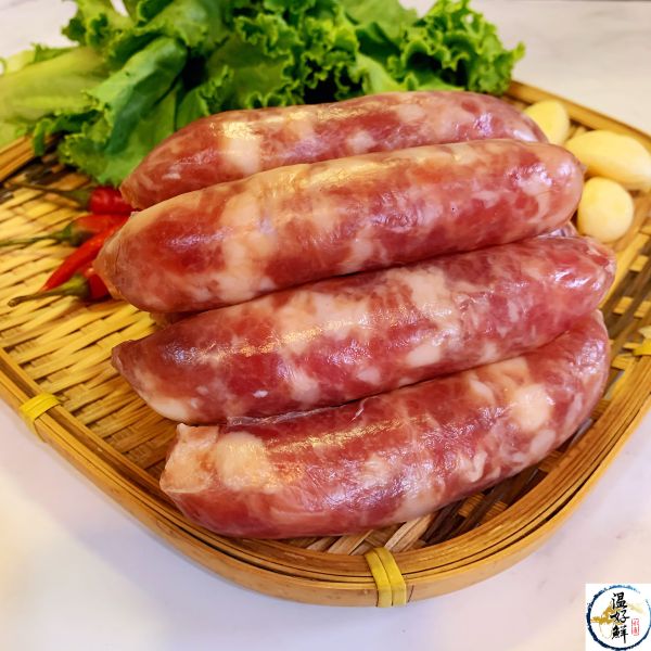 古早味手工瘦肉香腸-5~6條 純肉香腸,燒烤香腸,無添加,中秋節,春節,生鮮,實拍,現貨
