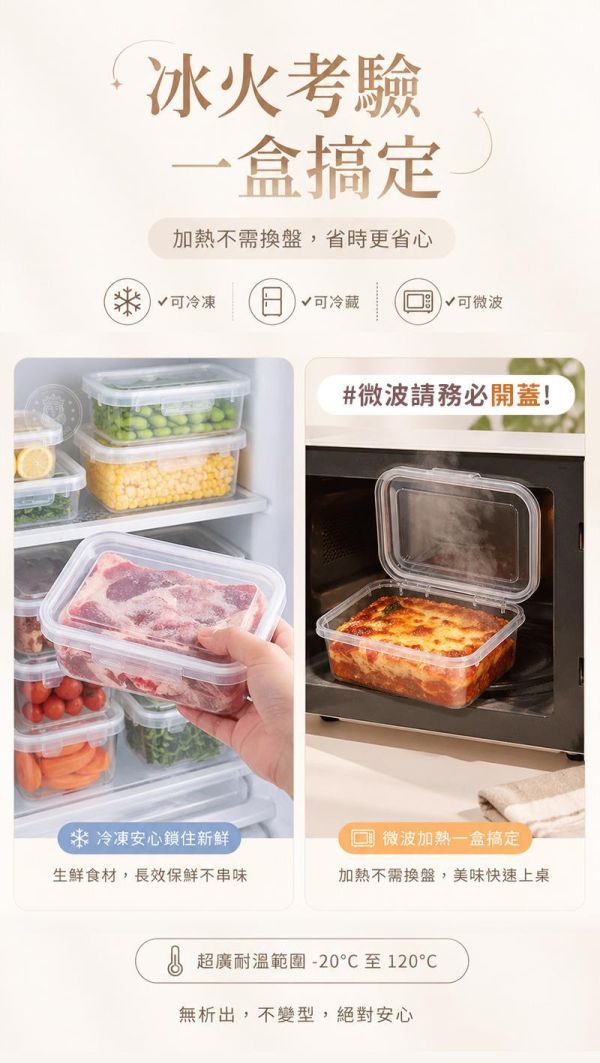 【Pefect+】新日系透感翻蓋保鮮盒 