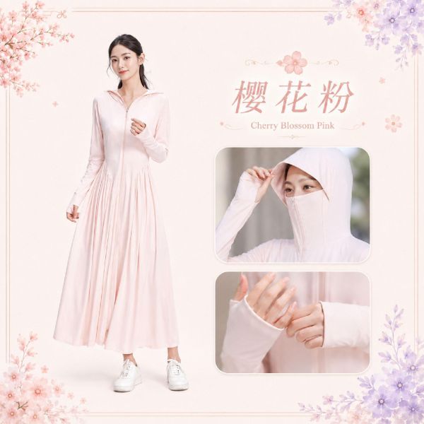 【Coolstóm】A字修身極凍防曬裙 