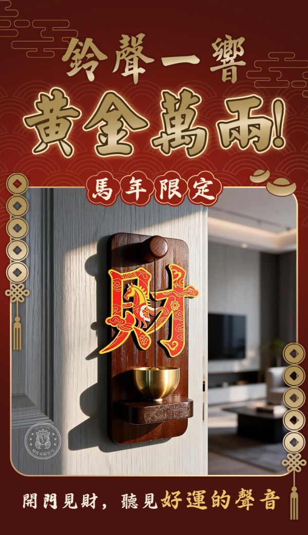 黃金萬兩發財門鈴 