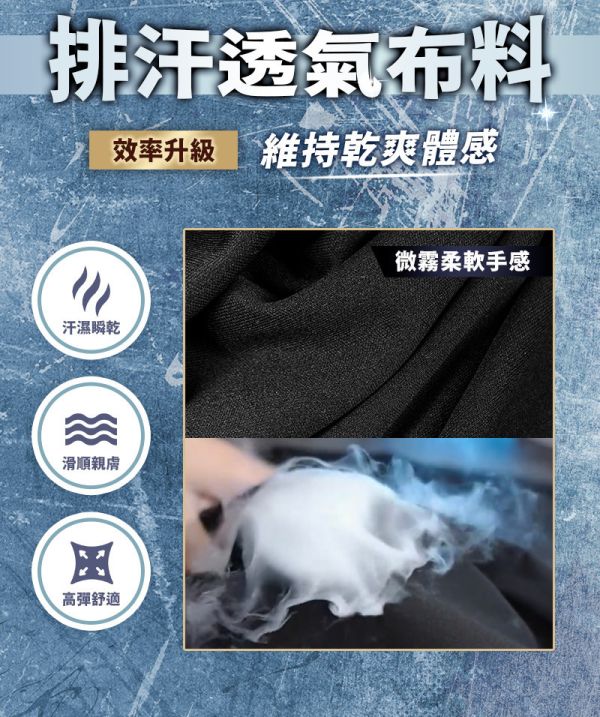 【MaxPro+】新美式爆肌鯊魚紋理短T 