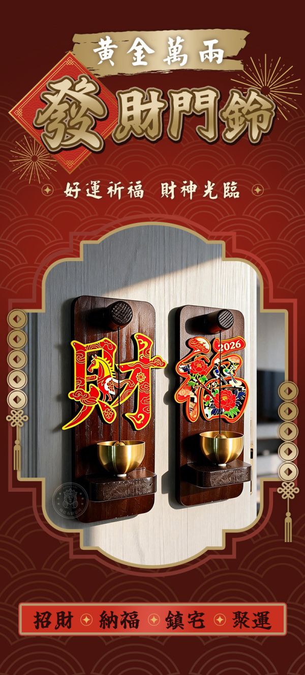 黃金萬兩發財門鈴 