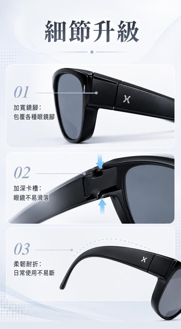 【OOTD】新時尚可套式太陽眼鏡 