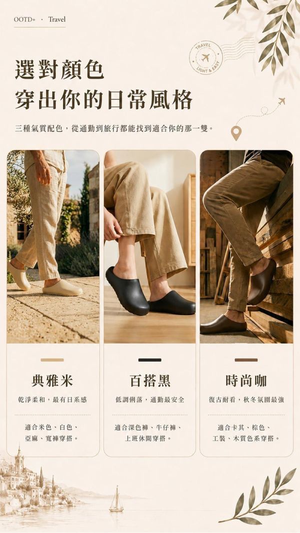 【OOTD+Travel】新時尚百搭穆勒鞋 