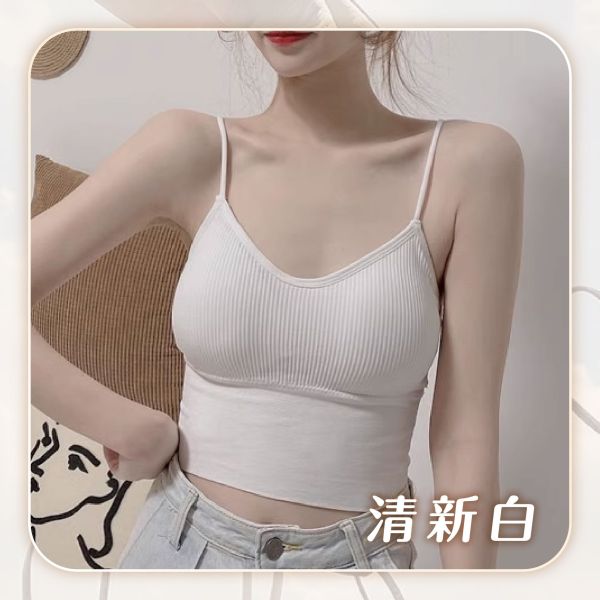 【Aevé】新彈力美胸細肩背心 
