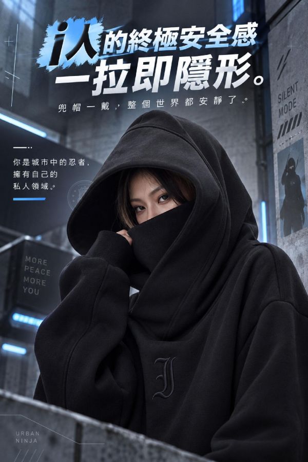 【OTD】新i型忍者帽T 