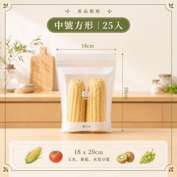 【定格鮮°c】多功能蔬果雙層保鮮袋 
