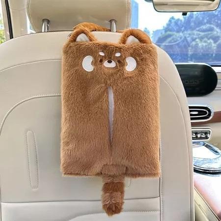 療癒系動物風柔軟毛料面紙套(贈濕紙巾80抽一包) 療癒系動物風柔軟毛料面紙套(贈濕紙巾80抽一包)