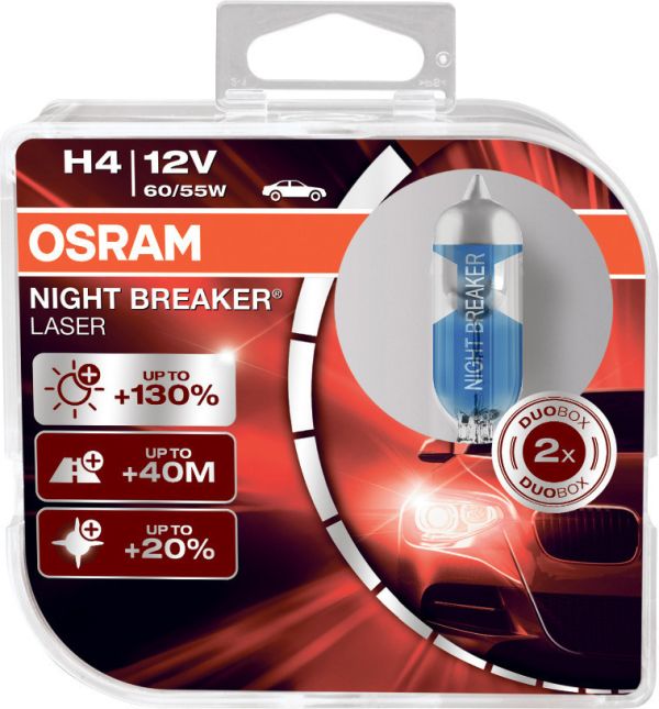 【OSRAM】 NIGHT BREAKER 耐激光+150%燈泡 【OSRAM】 NIGHT BREAKER 耐激光+150%燈泡 鹵素燈泡 大燈 H4 H7 H11 9006