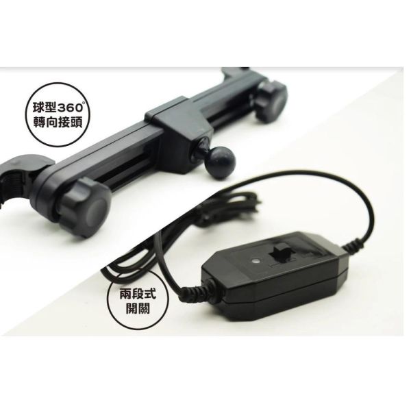 PD-3134椅背4吋雙頭風扇 PD-3134椅背4吋雙頭風扇