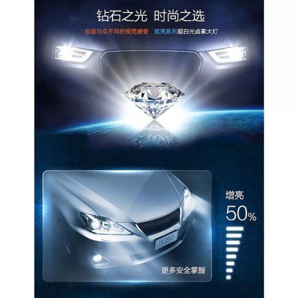【OSRAM】COOL BLUE酷藍光 5000K 55W 增亮50% 燈泡 【OSRAM】COOL BLUE酷藍光 5000K 55W 增亮50% 燈泡