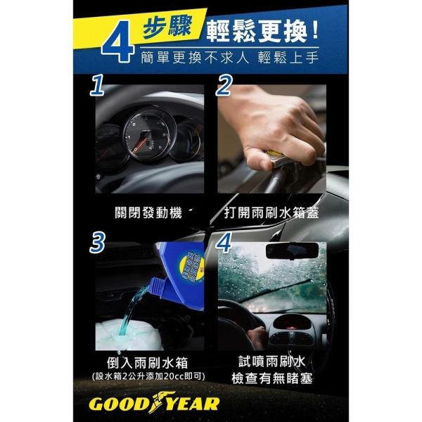 【固特異】 油膜雨刷精2.5L 汽車清潔 除霧 亮光 【固特異】 油膜雨刷精2.5L 汽車清潔 除霧 亮光
