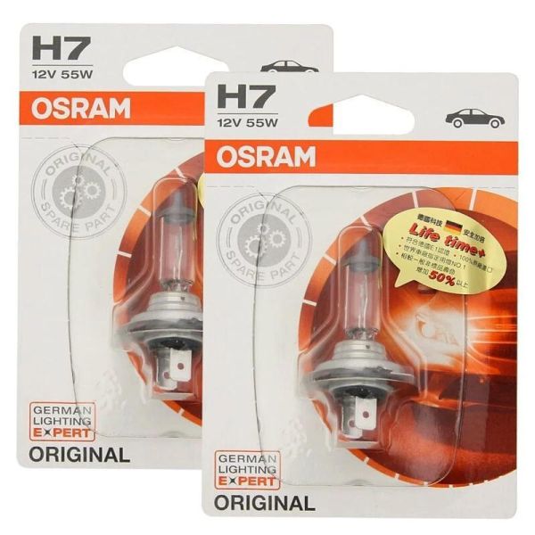 【OSRAM歐司朗 】H7汽車原廠鹵素燈泡/單顆 12V55W(公司貨) 【OSRAM歐司朗 】H7汽車原廠鹵素燈泡/單顆 12V55W(公司貨)