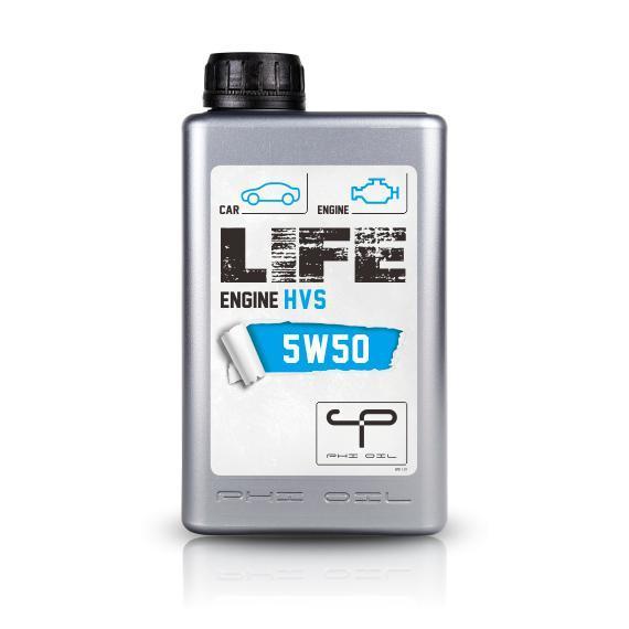【PHI】 5W50 LIFE ENGINE HVS合成機油 1L 【PHI】 5W50 LIFE ENGINE HVS合成機油 1L