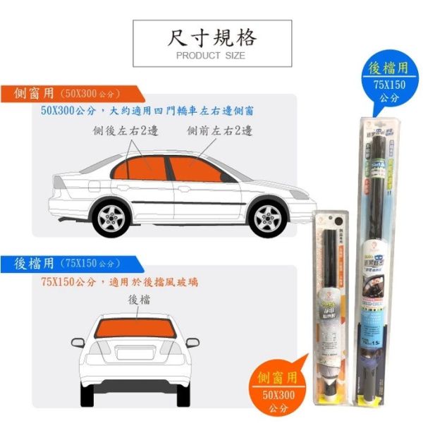 【Car Life】貼來貼去超靜電隔熱紙(整捲) 【Car Life】貼來貼去超靜電隔熱紙(整捲)｜遮陽 阻隔UV與紅外線 強化隔熱效果