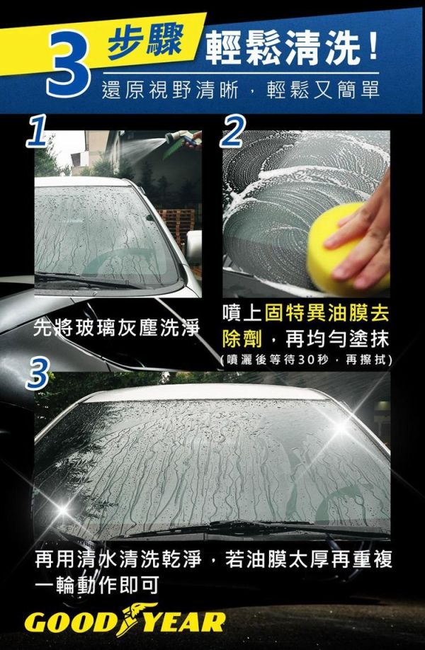 【固特異】汽車油膜去除劑700ml 油膜清潔劑 【固特異】汽車油膜去除劑700ml 油膜清潔劑