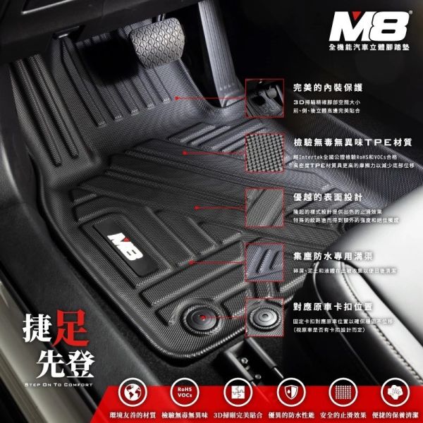 豐田 TOYOTA  ALTIS 12代 M8汽車腳踏墊 豐田 TOYOTA  ALTIS 12代 M8汽車腳踏墊
