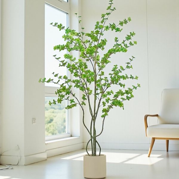 日式輕井澤庭院風鈴海棠1.6公尺室內大型仿真植栽（贈送花盆） 鈴海棠植栽,仿真植栽,室內大型植栽,日式植栽,輕井澤風格,人工植栽,居家佈置
,客廳植栽,室內裝飾