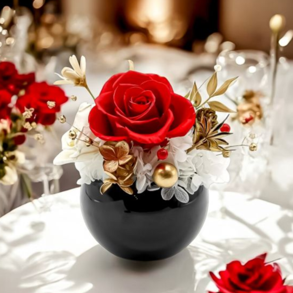 【Floral M】高級絲絨紅玫瑰永生擴香花禮（贈送5ml香氛油）免運 永生花束,永生玫瑰, 永生花禮,永生花,不凋花,乾燥花,花禮,花束,送禮,禮物,儀式感,質感,浪漫,花,擴香花束,香氛精油,擴香花,香氛花,生日,求婚,情人節,FLORAL M