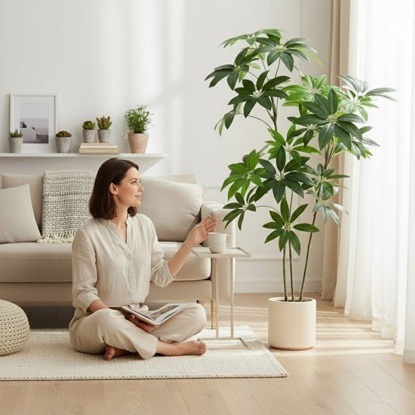 財源滾滾四季發財樹1.7公尺室內大型仿真植栽（贈送花盆） 發財樹植栽,仿真植栽,室內大型植栽,招財植栽,風水植栽,人工植栽,客廳植栽,辦公室植栽,店面佈置