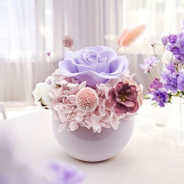 【Floral M】洛可可花園永生擴香花禮（贈送5ml香氛油） 永生花束,永生玫瑰, 永生花禮,永生花,不凋花,乾燥花,花禮,花束,送禮,禮物,儀式感,質感,浪漫,花,擴香花束,香氛精油,擴香花,香氛花,生日,求婚,情人節,FLORAL M