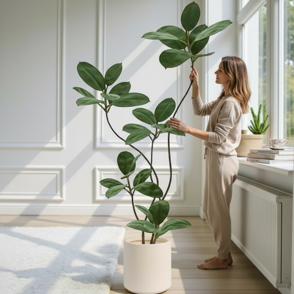 吉祥如意居家大葉榕1.8公尺室內大型仿真植栽（贈送花盆） 大葉榕植栽,仿真植栽,室內大型植栽,吉祥植栽,居家風水植栽,人工植栽,客廳植栽
,玄關植栽,室內佈置