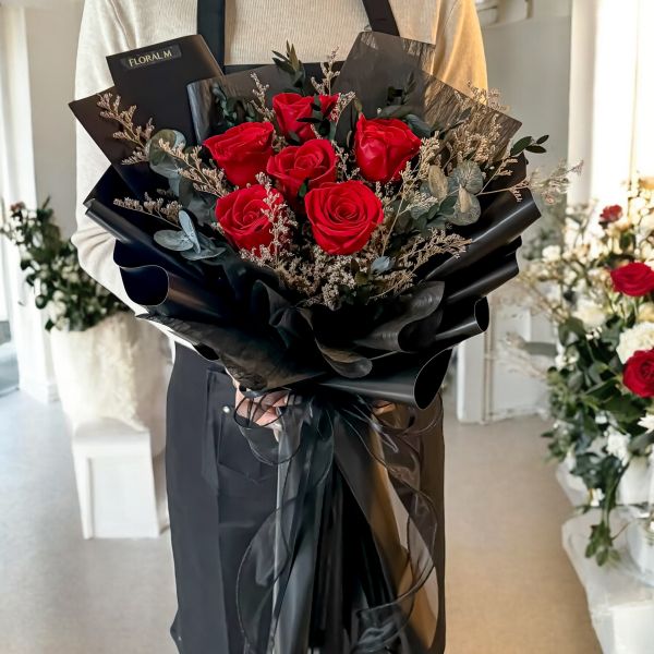 【Floral M】IN LOVE愛戀恆久永生花束 永生花束、愛戀花束、求婚花禮、紀念日花束、不凋花束、愛情花禮、FLORAL M 花藝