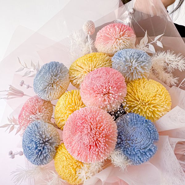 【Floral M】Make a wish夢幻彩虹泡泡擴香花束（贈送5ml香氛油） 夢幻擴香花束,彩虹不凋花,香氛永生花束,擴香乾燥花,少女心花禮,Make a wish花束,粉藍紫花藝,彩色永生花束,生日禮物花束,夢幻泡泡花束,可愛香氛花束,法式擴香花禮,彩虹系不凋花,永生花香氛設計,精緻乾燥花束,藝術花藝擴香
