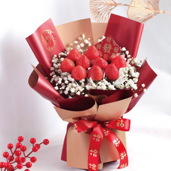 【NEW過年限定】一定發草莓花束 My Dear strawberries,草莓,花禮,花束,浪漫,送禮,創意禮物,strawberry,bouquet,禮物,生日禮物,生日創意禮物,祝福