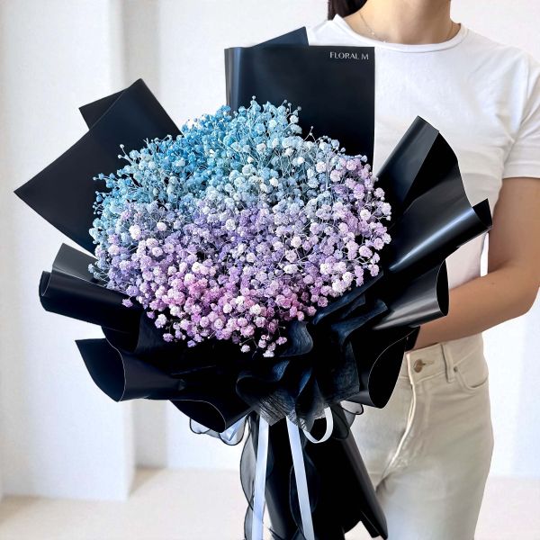 【Floral M】幻彩銀河星光漸層滿天星鮮花花束 滿天星花束,漸層滿天星,鮮花花束,浪漫花束,情人節花禮,幻彩花束,銀河系花束,星空花束,漸層色花束,星光滿天星,高質感花禮,浪漫送禮推薦,生日鮮花推薦,畢業花束推薦,情侶驚喜花禮