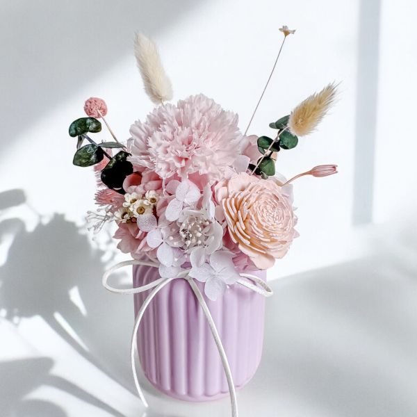 【Floral M】盛夏甜蜜悸動永生花禮（贈送5ml香氛油） 永生花束,永生玫瑰, 永生花禮,永生花,不凋花,乾燥花,花禮,花束,送禮,禮物,儀式感,質感,浪漫,花,擴香花束,香氛精油,擴香花,香氛花,生日,求婚,情人節,FLORAL M