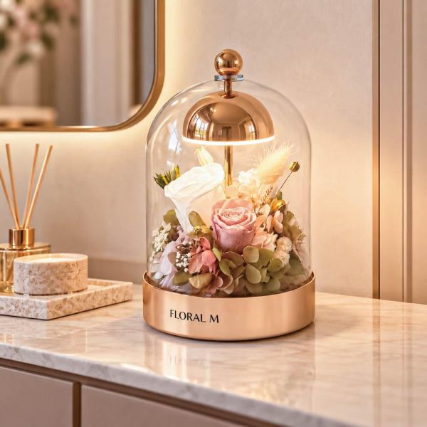 【Floral M】法式復古花園永生花盅夜燈  免運 永生花、永生花夜燈、永生花玻璃罩、玻璃花盅、聖誕禮物、交換禮物、永生花盅、玻璃罩永生花、永生花擺飾、LED夜燈、小夜燈、床頭燈、氛圍燈、花藝夜燈、乾燥花擺飾、不凋花、聖誕節禮物、耶誕禮物、聖誕交換禮物、交換禮物推薦、聖誕擺飾、聖誕佈置、耶誕裝飾、聖誕節裝飾、跨年禮物、女友禮物、老婆禮物、閨蜜禮物、同事交換禮物、媽媽禮物、送女生禮物、居家佈置、房間佈置、客廳擺飾、桌上擺飾、辦公室擺飾、玄關擺飾