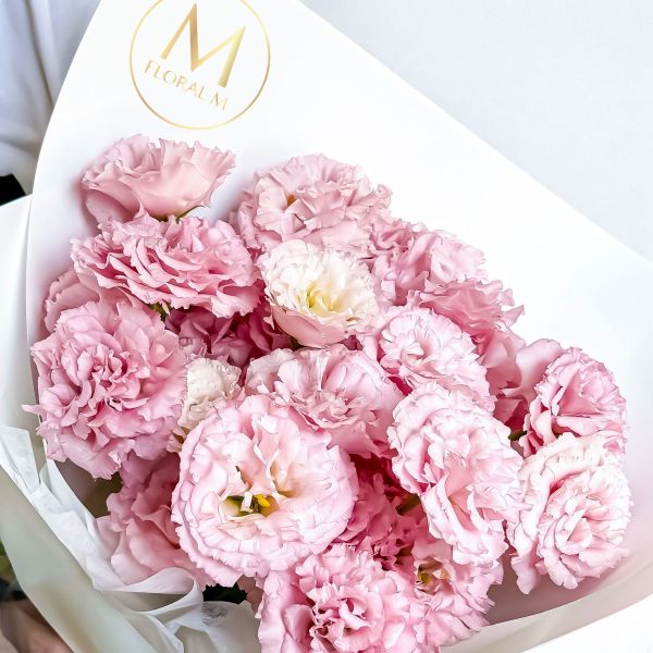 【Floral M】甜美誓言優雅粉桔梗鮮花花束 粉色桔梗花束,甜美花束推薦,鮮花花束送禮,母親節花束,情人節花禮,優雅風格花束,生日花束推薦,真誠祝福花禮