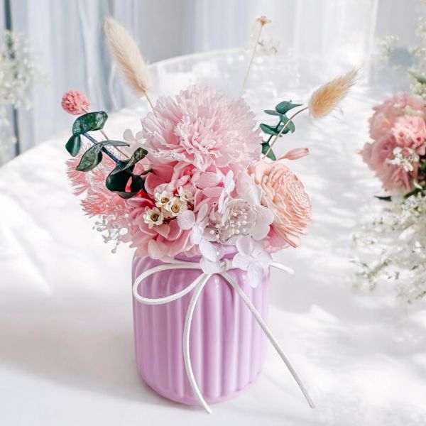 【Floral M】盛夏甜蜜悸動永生花禮（贈送5ml香氛油） 永生花束,永生玫瑰, 永生花禮,永生花,不凋花,乾燥花,花禮,花束,送禮,禮物,儀式感,質感,浪漫,花,擴香花束,香氛精油,擴香花,香氛花,生日,求婚,情人節,FLORAL M
